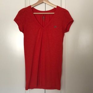 Women’s Lacoste V-neck T-shirt - size 40